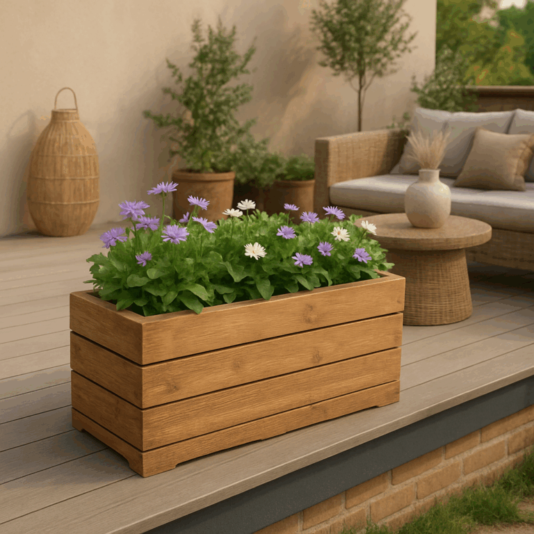 Construire une jardinière en bois avec du bois recyclé