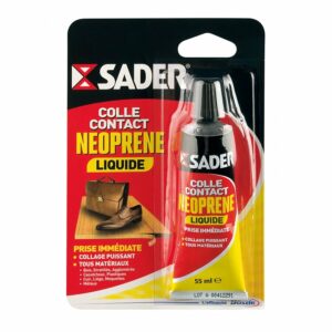 Colle néoprène liquide 55ml SADER - Multisupport pour bricolage et rénovation