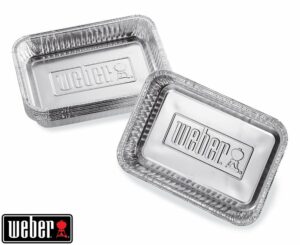 Petites barquettes en aluminium Weber, 10 pièces