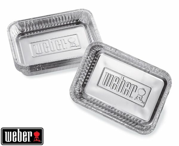 Petites barquettes en aluminium Weber, 10 pièces