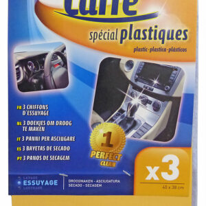 3 Chiffons Essuyage Tableau de Bord CARLINEA – Nettoyage Facile et Coloré