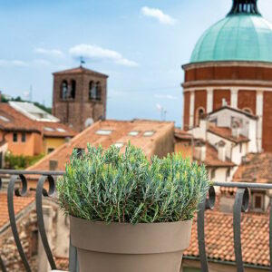Vaso Like R Rosso 30cm - Pot de Fleurs Rouge