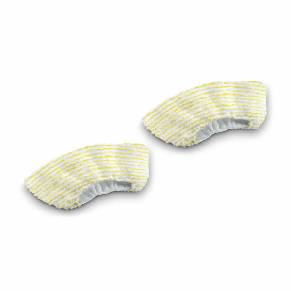 Lot de 2 bonnettes microfibres pour buse à main - Compatible avec nettoyeurs vapeur Kärcher