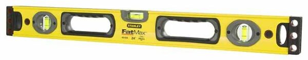 Niveau tubulaire Stanley FatMax 60cm – Précision et robustesse pour vos projets de bricolage