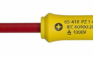 Tournevis Pozidriv isolé 1000V PZ1x100mm FatMax – Sécurité et Performance Professionnelle