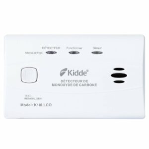 Détecteur de monoxyde de carbone de 10 ans avec pile K10LLCO - Kidde