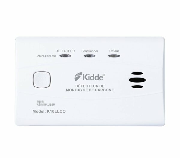 Détecteur de monoxyde de carbone de 10 ans avec pile K10LLCO - Kidde