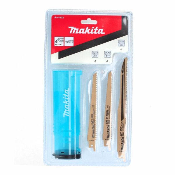 Pack de 6 lames bois pour scie récipro MAKITA B-44432