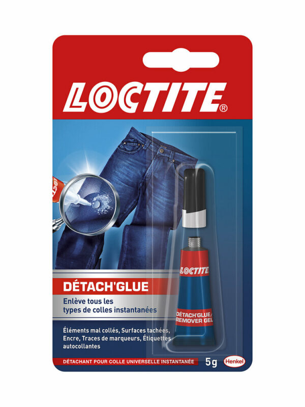 Colles Cyanoacrylates SUPERGLUE-3 Détach'glue Tube 5g - Solution efficace pour enlever la colle instantanée