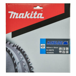 Lame carbure MAKBLADE MAKITA B-33679 pour scies sur table 260/30/24 Bois