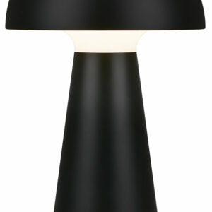 Lampe Nomade FUNGO Col Noir - Lampe LED rechargeable IP44 pour intérieur & extérieur