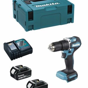 Perceuse à Percussion MAKITA DHP487RFJ (2 x 3,0 Ah DC18RC MAKPAC 2)