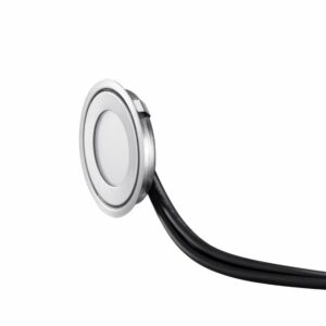 Mini spot LED encastrable rond ultra-plat 0,5W - Bleu