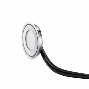 Mini spot LED encastrable rond ultra-plat 0,5W - Bleu