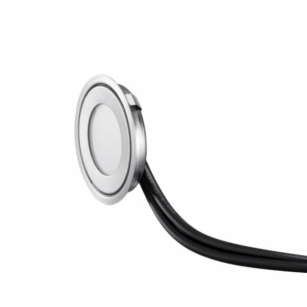 Mini spot LED encastrable rond ultra-plat 0,5W - Bleu