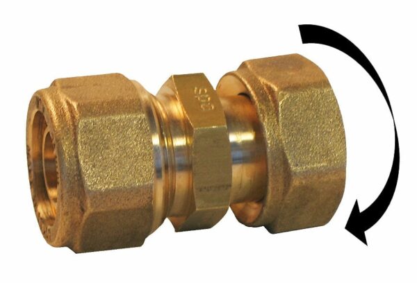 Raccord pour tube PER à compression 16mm F. 1/2 - Connecteur Femelle pour Plomberie