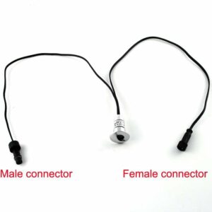 Mini spot LED encastrable 0,3W 12V - Bleu