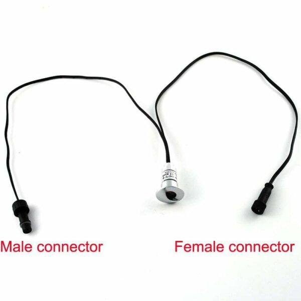 Mini spot LED encastrable 0,3W 12V - Bleu