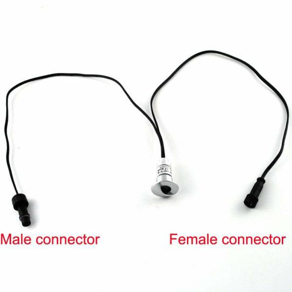 Mini spot LED encastrable 0,3W 12V - Bleu