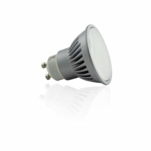 Kit Spot LED GU10 étanche 6W carré aluminium lumière 50W blanc neutre 4100K