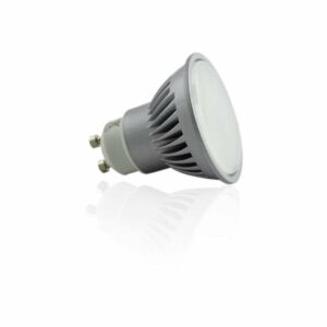 Kit Spot LED GU10 étanche 6W carré aluminium lumière 50W blanc neutre 4100K