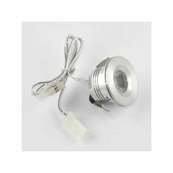 Mini spot LED encastrable 1W DC12V - Blanc Naturel 5000K