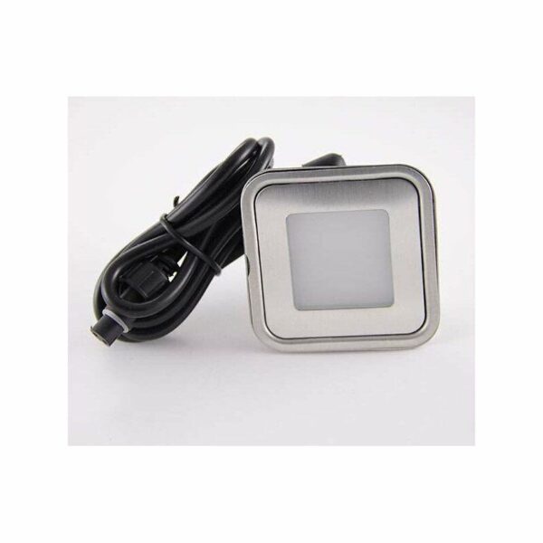 Spot LED encastrable RGB carré ultra-plat DC12V - RGB - multicolore