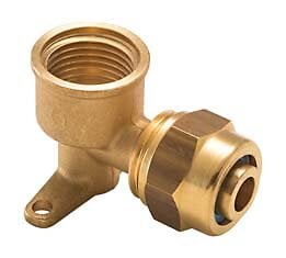 Coude Applique pour PER à Compression F15x21 Diamètre 16 – Raccordement Facile et Durable