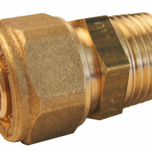 Raccord pour Tube PER à Compression D20mm Mâle 3/4 - Connexion Facile et Étanche