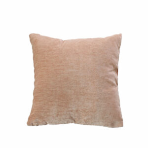 Coussin déhoussable en velours, fermeture par zip - Certifié OEKO-TEX & BSCI