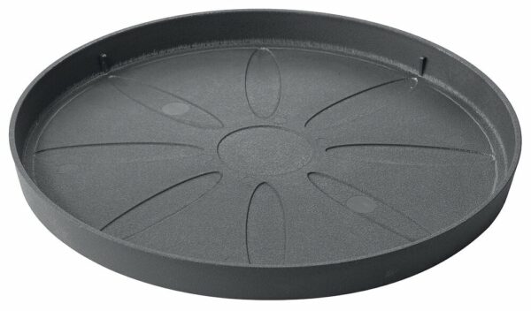 Soucoupe origin grigio 32cm - Soucoupe de jardin en Matière Recyclée et Résistante au Gel