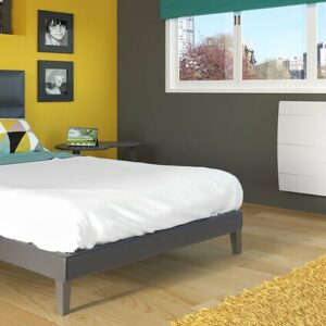 Radiateur Double Coeur de Chauffe Horizontal Malao 1000W - Blanc, Design, Connecté et Économique