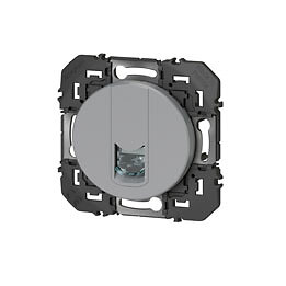 Prise blindée RJ45 cat6 STP dooxie - Aluminium
