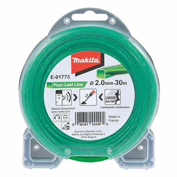 Fil de coupe hélicoïdal MAKITA E-01775 pour débroussailleuse Ø2mm 30m