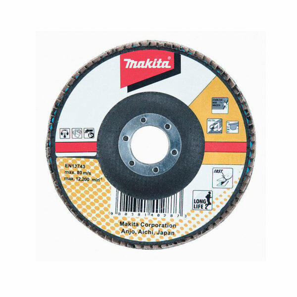 Plateaux à lamelles premium Zirconium MAKITA B-22729 pour un ponçage efficace