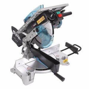 Scie à onglet et à délignage MAKITA LH1040 - 1650W pour des coupes précises et sécurisées.