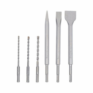 Coffret de 3 forets et 3 burins MAKITA D-58920 à emmanchement SDS-Plus pour un perçage efficace et précis