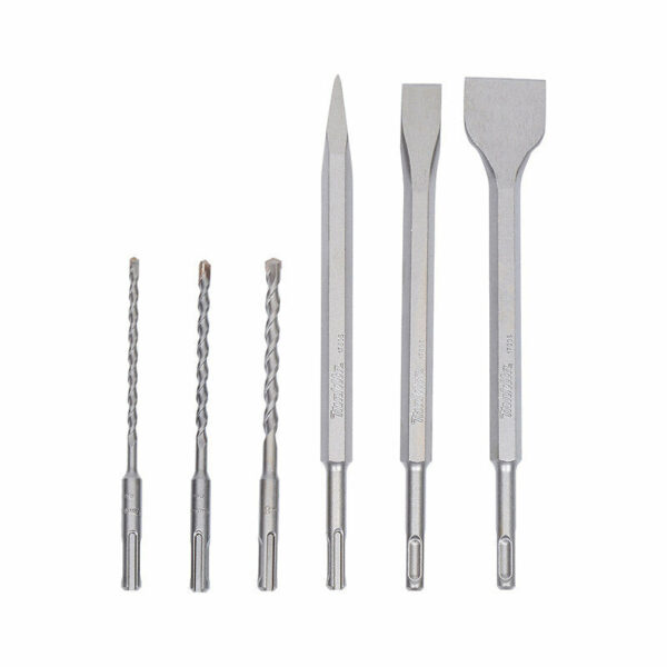 Coffret de 3 forets et 3 burins MAKITA D-58920 à emmanchement SDS-Plus pour un perçage efficace et précis