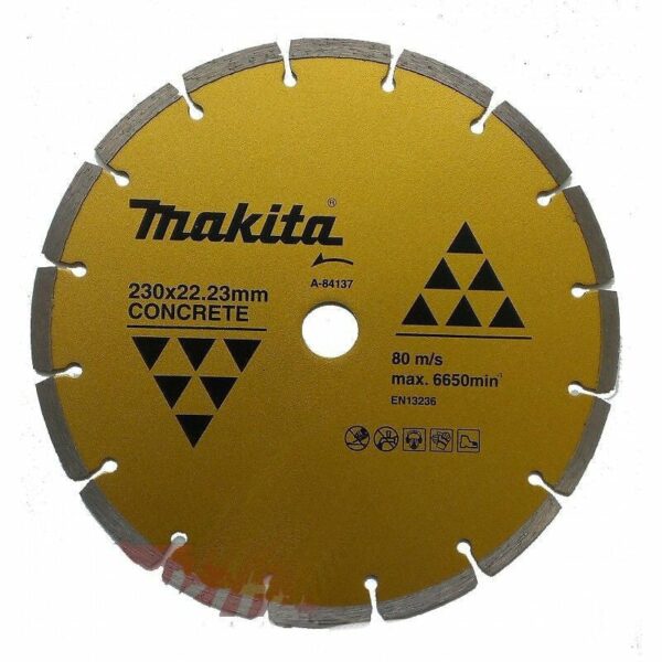 Disque diamant Nebula MAKITA B-54025 Ø 230mm pour la découpe du béton et de la brique