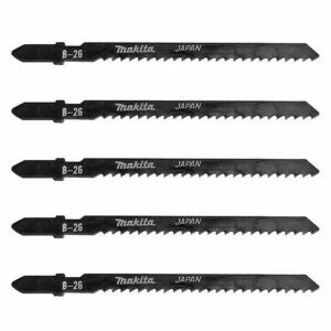 Lot de 5 lames de scie sauteuse MAKITA A-85771 pour bois et métal