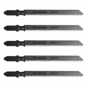 Lot de 5 Lames de scies sauteuses MAKITA A-80391 pour bois - Idéal pour des découpes propres et précises