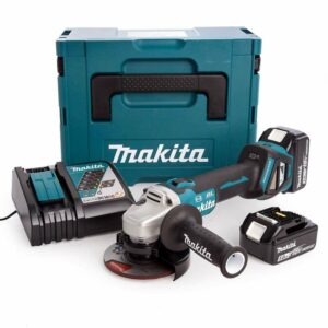 Meuleuse MAKITA DGA513RTJ - Ø 125mm - 18V Li-Ion + 2 batteries 5Ah pour des travaux de meulage efficaces