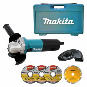 Meuleuse MAKITA 9558HNRGK1 - Ø 125mm - 840W pour des travaux de précision et de qualité