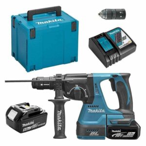 Marteau Perforateur MAKITA DHR243RTJ à Batteries LXT 18 V SDS-Plus (2 x 5 Ah)