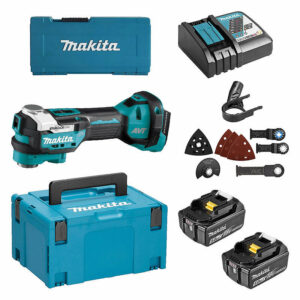 Découpeur-ponceur multifonctions MAKITA DTM52RTJX1 - 18V pour des découpes précises et polyvalentes