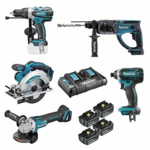 Ensemble d'outils Makita 18V Li-ion avec 5 Outils