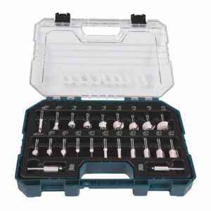 Coffret de 22 fraises MAKITA D-74778 pour tous vos travaux de précision