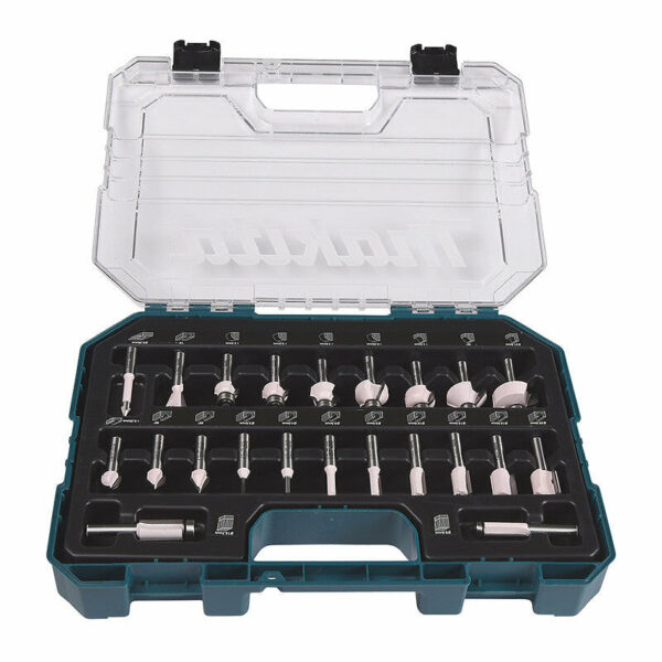 Coffret de 22 fraises MAKITA D-74778 pour vos projets de menuiserie