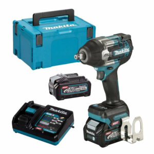 Boulonneuse 1/2'' 760Nm 40V max XGT MAKITA TW007GM201 2 x 4,0Ah + chargeur en coffret MakPac pour des travaux de montage ou démontage