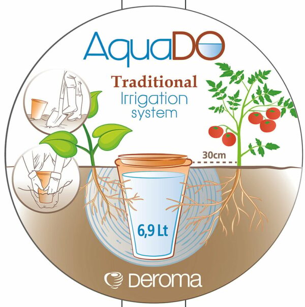 Système d'irrigation d'eau AquaDo h32 cm